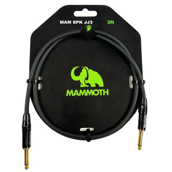 Mammoth Spk JJ3 Speaker Cable - Jack to Jack - 3ft