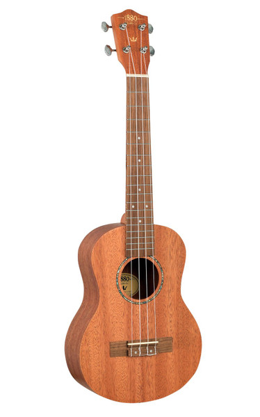 1880 Ukulele Co 100 Series tenor ukulele front view natural finish