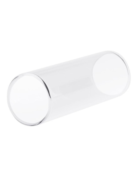 Ashton Glass Guitar Slide 22mm showing internal diameter on a white background