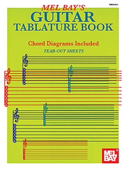 Mel Bay Guitar TAB & Manuscript Book - 48 Page