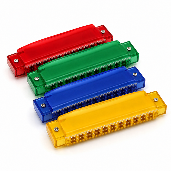 Harmonica - 10 Hole Key of C - Colour Options
