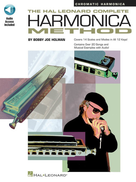 Hal Leonard Complete Chromatic Harmonica Method BK/OLA
