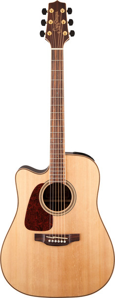 Takamine G90 Series Left-Handed Dreadnought Acoustic Electric Guitar Natural Gloss