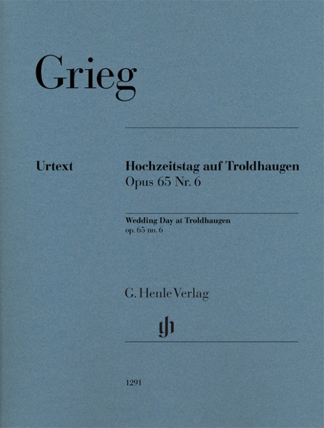 Grieg Wedding Day at Troldhaugen Op 65 No 6 Piano HN1291
