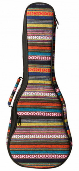 On Stage Deluxe Concert Ukulele Bag in Multi-Colour Striped Design