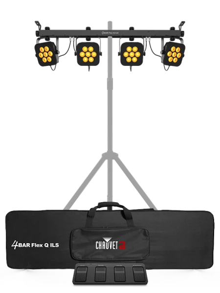 Chauvet DJ 4 Bar Flex Quad ILS Wash Lighting Set