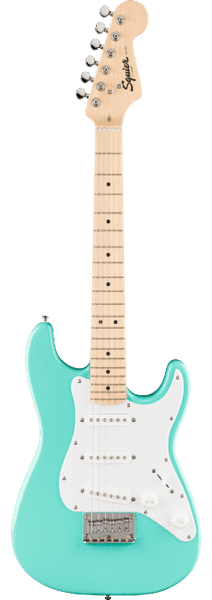 Squier Mini Stratocaster Electric Guitar in Sea Foam Green