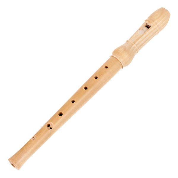 Meinel Maple Wooden Descant Soprano Recorder with Cloth Bag and Cleaning Mop