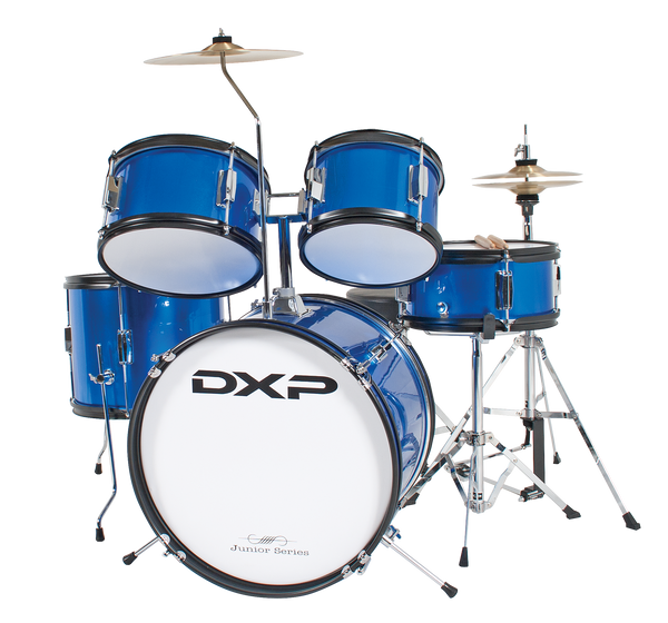 DXP TXJ5MBL Junior Series 5 Piece Drum Kit Metallic Blue