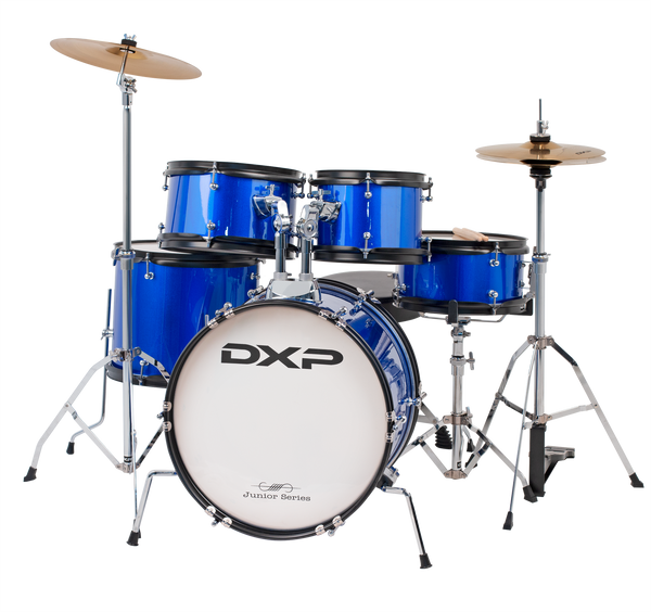 DXP TXJ7MBL Junior Series 5 Piece Drum Kit Midnight Blue