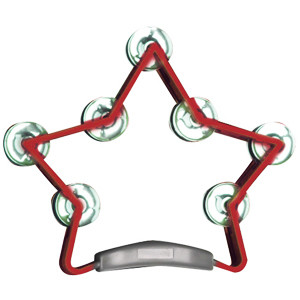 TAMBOURINE RED STAR Mano Percussion