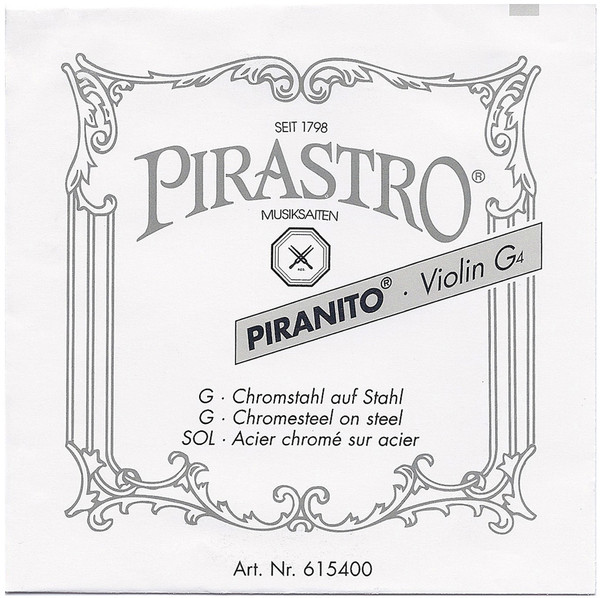 Pirastro Piranito Violin G String 1/4-1/8