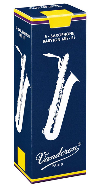 Vandoren Traditional Baritone Saxophone Reeds 4.0 - 5 Box