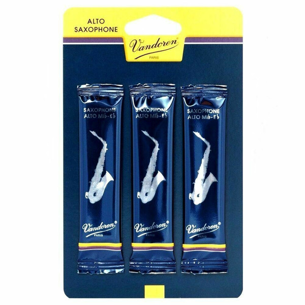 Traditional Alto Saxophone Reeds 2.5 - 3 Pack
