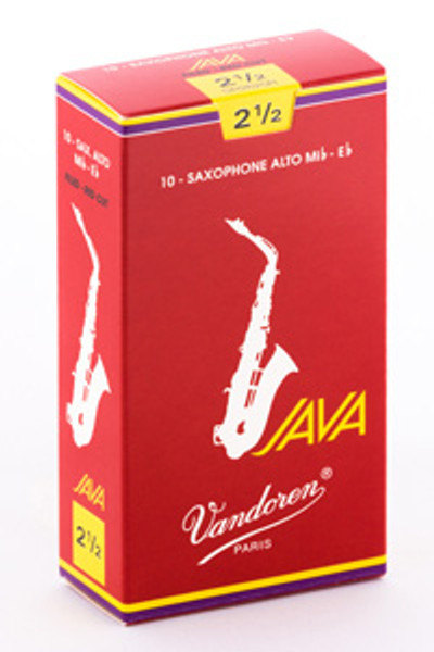 Vandoren VASR2625R Java Red Alto Sax Reeds - 2.5 10 Box Thumbnail
