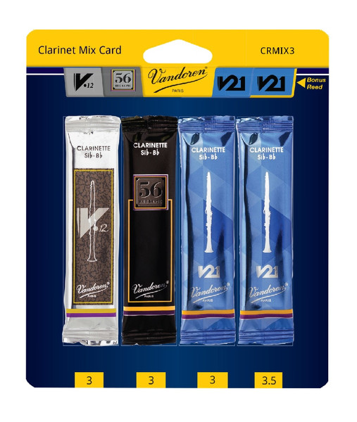 Vandoren Classical Mix Bb Clarinet Reeds 3.0