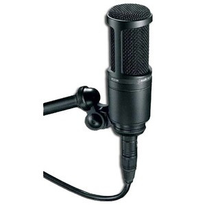 Audio-Technica AT2020 Cardiod Condenser Microphone Black
