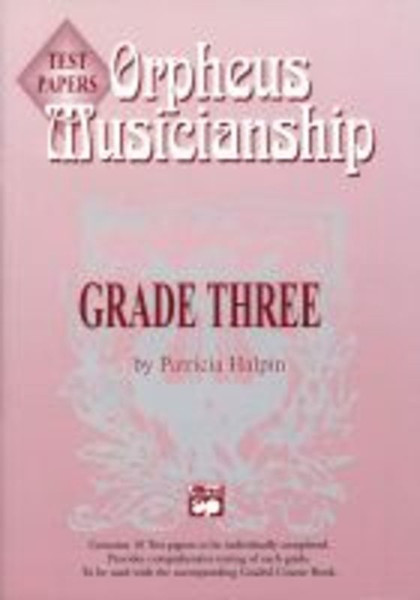 Orpheus Musicianship Grade 3 Test Papers