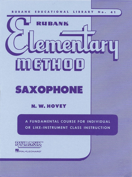 RUBANK ELEMENTARY METHOD FOR SAXOPHONE