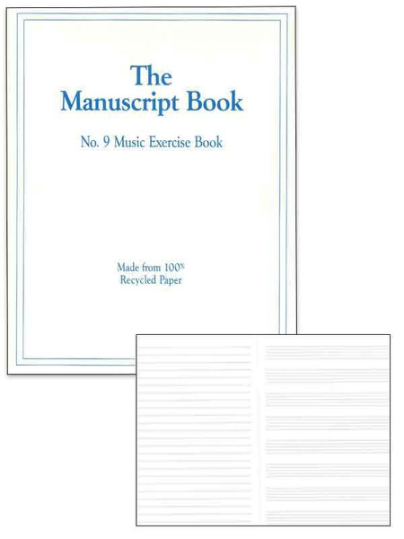All Music Publishing - Manuscript Book & Writing Paper 9 Stave 32 Page