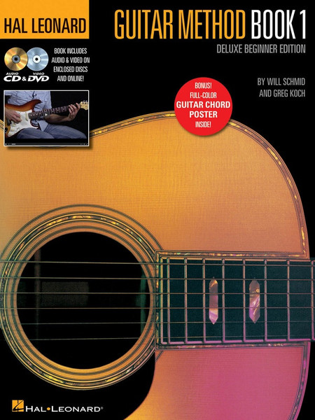 Hal Leonard Guitar Method Book 1 Deluxe Beginner Edition