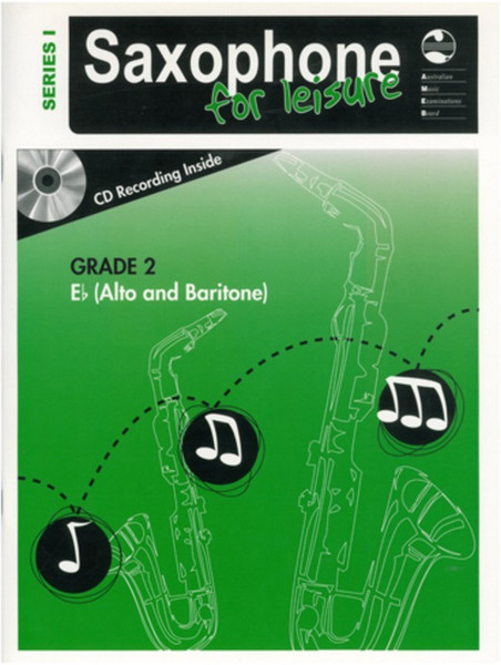 AMEB | Saxophone For Leisure Grade 2 E Flat Book + CD Series 1