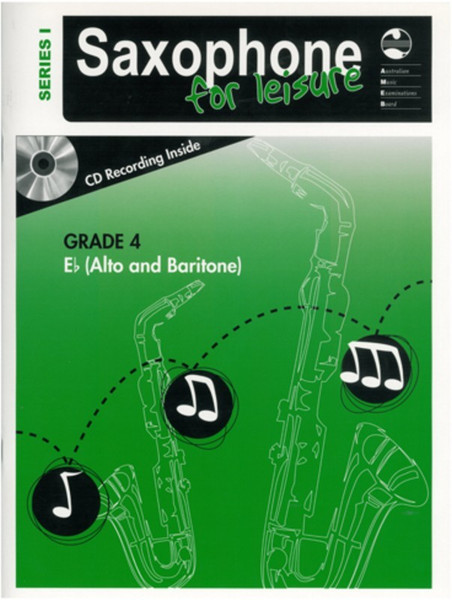 AMEB Saxophone For Leisure Grade 4 E Flat Book + CD Series 1