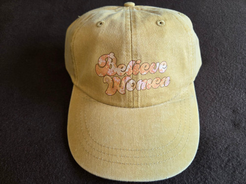 Believe Women mustard hat