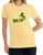 Banana Cream Shirt with Green Decal