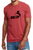 Cardinal Heather Shirt with Black Decal