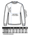 Unisex Long Sleeve Size Chart
