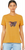 Mustard Women's Relaxed Crew short sleeve t-shirt with Moth lyrics and graphic