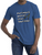 Heather Cool Blue Unisex Crew short sleeve t-shirt with Marimba is better than Yourimba graphic