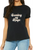 Black Women's Relaxed Crew short sleeve t-shirt with Coming of Rage graphic