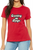 Red Women's Relaxed Crew short sleeve t-shirt with Coming of Rage graphic