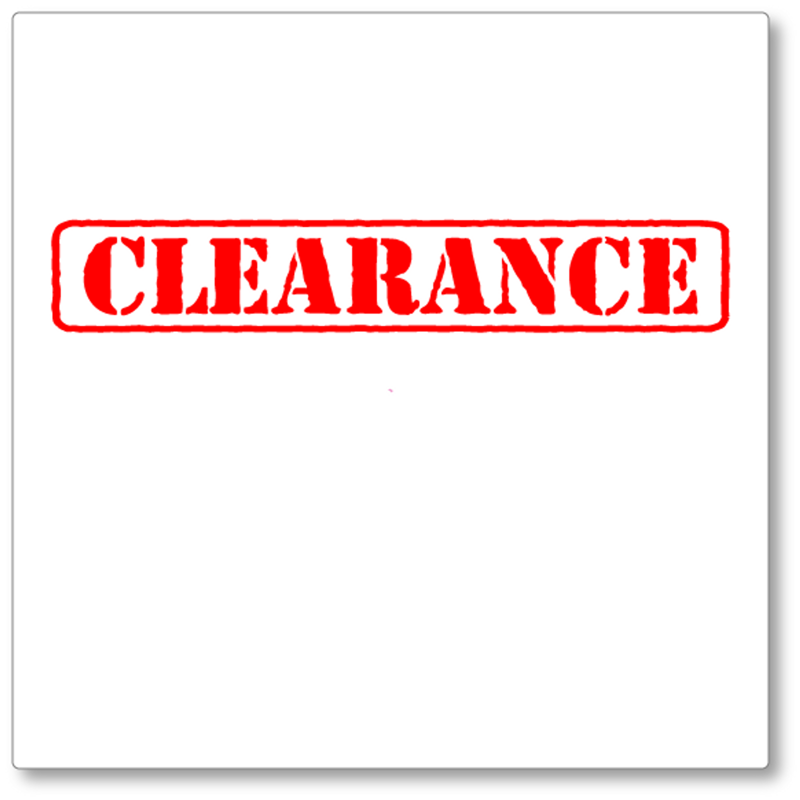 CLEARANCE Shop Window decal - stencil