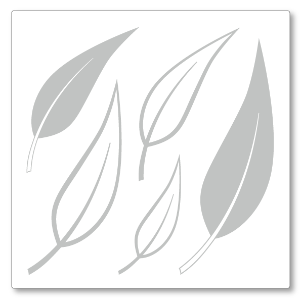 gum tree leaves wall decal (small) Walls That Talk