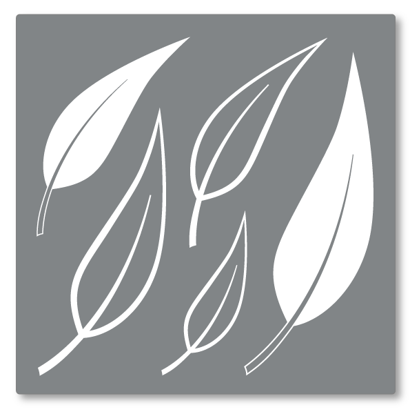 gum tree leaves wall decal (small) Walls That Talk