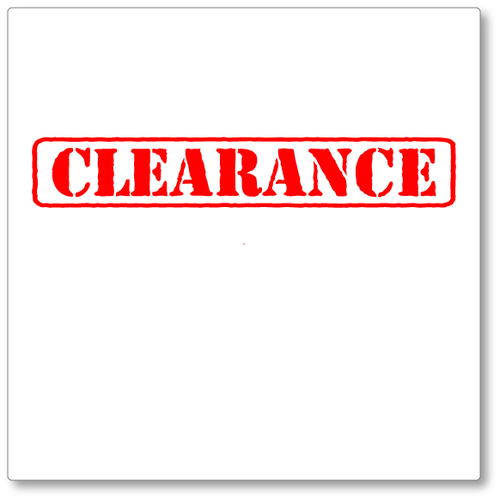 CLEARANCE Shop Window decal - stencil