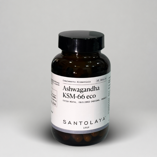 ASHWAGANDHA KSM-66 ECO SANTOLAYA 60 CAPSULAS