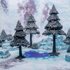 Snowy Pine Forest (Pre-Painted)