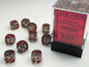 Translucent: 12mm D6 Smoke/Red (36)