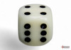 Opaque: 16mm D6 Ivory/Black (12)