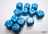 Opaque: 16mm D6 Light Blue/White(12)