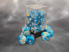 Kick-Ass Dice - x12 Blue&Gold - 16mm