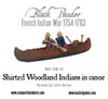 Shirted Woodland Indians in Canoe