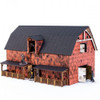Dead Man's Hand Pre-painted Red Barn