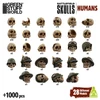 Battlefield Resin Skulls 1:48-1:35 -  (x1000)