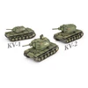 Soviet KV Heavy Tank Platoon (3x KV with KV-1 and KV--2 turrets)