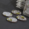 60mm Oval Temple Bases x4